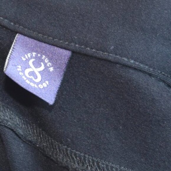 NYDJ Black Pants 14 Slimming Stretch Skinny Classic Officewear Minimalist Work - Picture 7 of 11